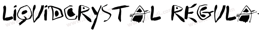 LiquidCrystal Regula字体转换